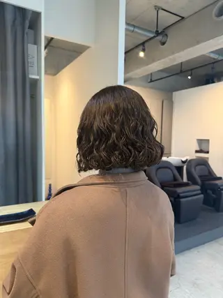 ミディアム デジタルパーマ/ ウェーブパーマ/神野のヘアスタイル