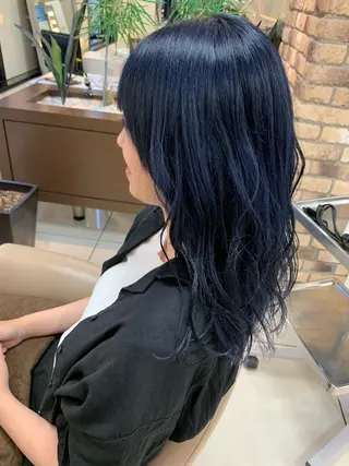 セミロング カラー ママ美容師まつげ 🤍まき🤍のマツエク・マツパデザイン