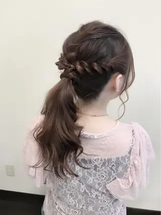 ロング ヘアアレンジ 沢田 瞳のヘアスタイル