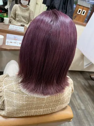 ミディアム 杉野 まみのヘアスタイル