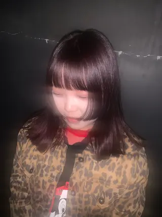 ミディアム カラー THE./ブリーチ 透感カラー/髪質改善のヘアスタイル