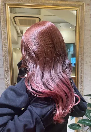 ロング カラー matiz マティス　表参道所属・💜アンブレラカラー 髪質改善　丸尾】のヘアスタイル