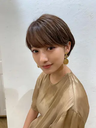 ショート レイヤー/韓国❣️ 髪質改善/e_kiのヘアスタイル