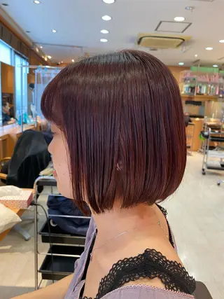 ショート カラー 🟢NEGi🟣 🫧髪質改善のヘアスタイル
