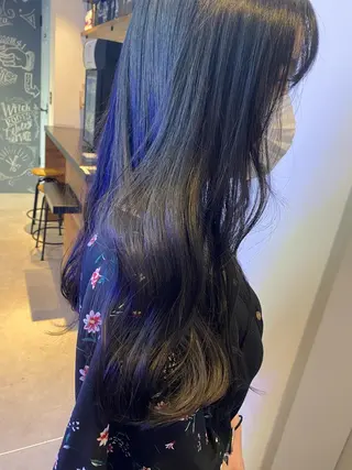 ロング カラー scene.池袋所属・scene. haraのヘアスタイル