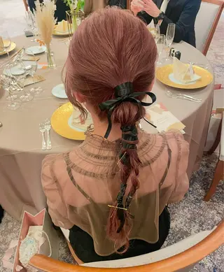 ヘアアレンジ 暖色/オリーブカラー /中村未来🍒🫒のヘアスタイル