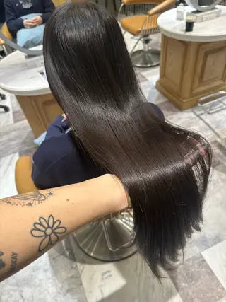 ロング MASHU韓国ヘア/ レイヤー/透明感カラのヘアスタイル