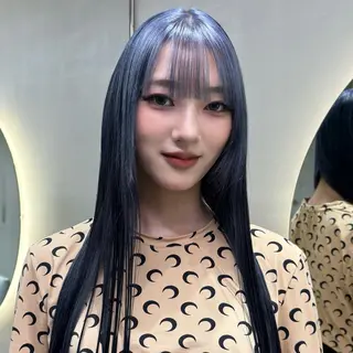 ロング カラー ハイトーン特化/りく /デザインカラー🫟のヘアスタイル