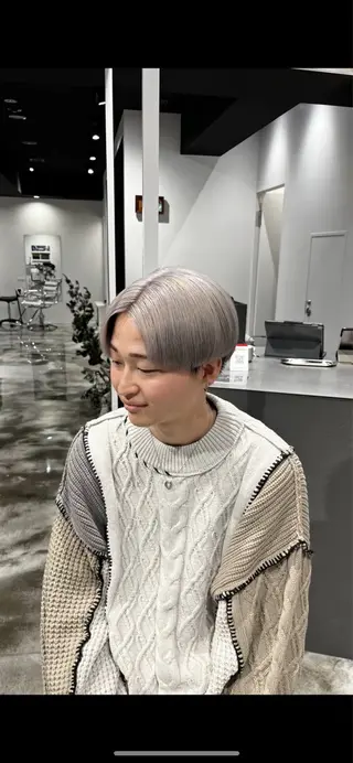 カラー 姫夏 /ハイトーン艶髪🎀のヘアスタイル