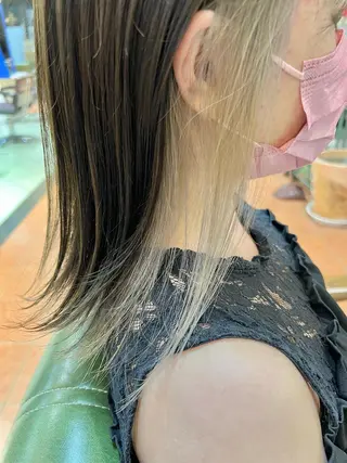 ロング カラー 石井 佑樹のヘアスタイル
