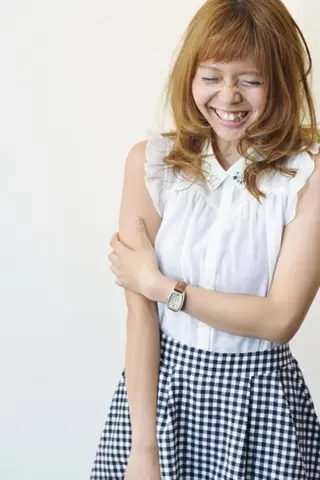 セミロング カラー パーマ ヘアアレンジ 田中  雅樹のヘアスタイル