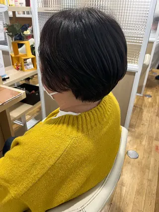 ショート カラー 鈴木 結のヘアスタイル