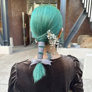 ミディアム ヘアアレンジ octo所属・梅澤 杏菜のヘアスタイル