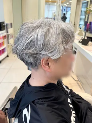 パーマ メンズ 【𝐀𝐬𝐡-池袋 】ひな 🎀💭のヘアスタイル