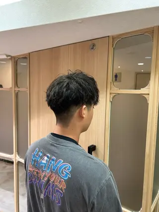 パーマ メンズ mahae 大久保のヘアスタイル