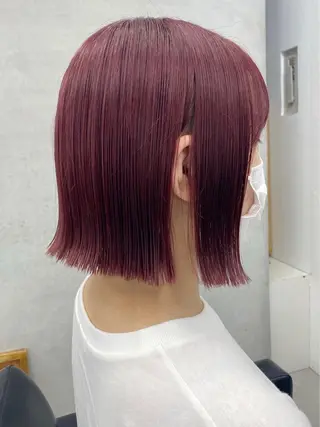 ショート カラー 🧸艶々韓国ヘア 🧁mizunaのヘアスタイル