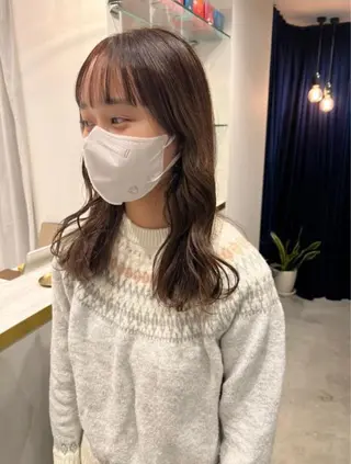 ロング パーマ 上原 みちるのヘアスタイル