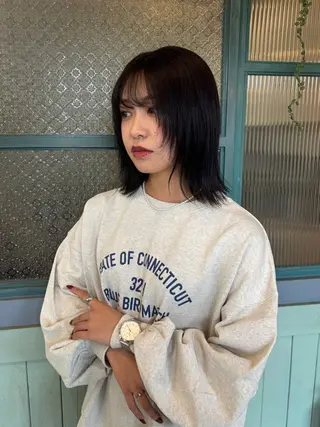 ミディアム little garden/樹里のヘアスタイル