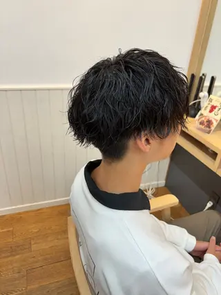 ショート パーマ メンズ メンズ✨パーマ 大室雄基のヘアスタイル