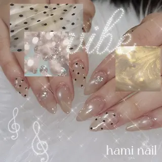 ネイル 🎀うかん 🎀チップ長さ出しのネイルデザイン