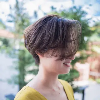 ショート カラー パーマ ⭐️ボブ/ショート りゅうしんのヘアスタイル