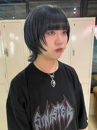 ミディアム 💥ウルフカット デザインあんな💥のヘアスタイル