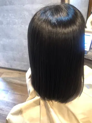 セミロング ai 浅草橋のヘアスタイル