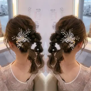 ヘアアレンジ 秋葉原コットン所属・ヘアセット 🤍AIRA🤍のヘアスタイル