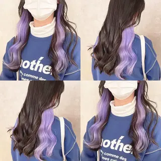 カラー 渋谷:インナーカラー ／🍒エリカ🍒のヘアスタイル