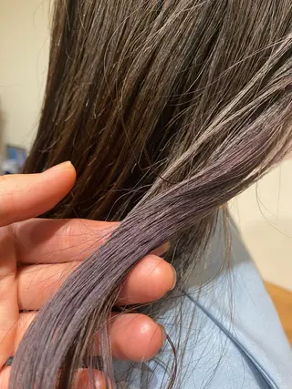 カラー 森田翔斗 顔周りレイヤーのヘアスタイル