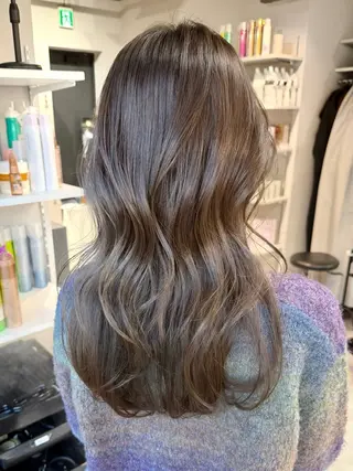 セミロング ✨透明感カラー 恵比寿HAYATO✨のヘアスタイル