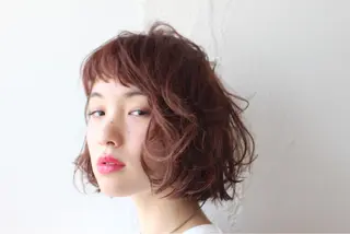 ミディアム カラー hao所属・西山 頌太のヘアスタイル