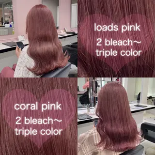 セミロング カラー 透明感ベージュカラー 🪞上野🪞AIのヘアスタイル