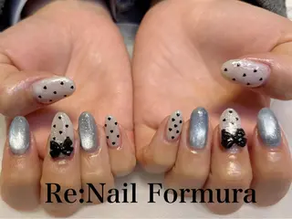 ミディアム Re:Nail Formula所属・kido chieのネイルデザイン
