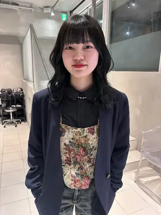 カラー 透明感カラー/set /hana🍀🪽‪のヘアスタイル