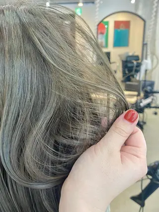 ロング カラー 暖色カラー/天神/ ヘイマサクラのヘアスタイル