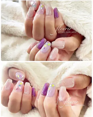 ネイル フルリール 【プライベートサロンのネイルデザイン