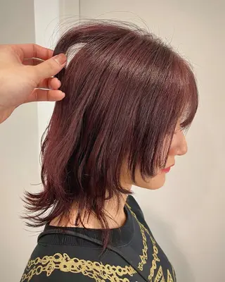 ミディアム カラー モテヘア/グレージュ /ボブ/前原汐🎐のヘアスタイル