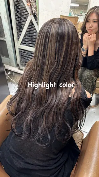 カラー 暖色カラ-ෆ˚顔周り 🎀ོ白岩亜実🎀ོのヘアスタイル