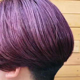 ショート メンズ カラー パーマ 埼玉久喜/ハイトーン デザインカラーRYOのヘアスタイル