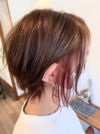 ミディアム カラー chill out 南塚口本店のヘアスタイル