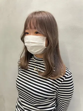 ロング カラー muku所属・レディースカット モデル/ayunaのヘアスタイル