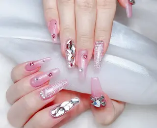 ネイル M🌷nail 長さだし専門店のネイルデザイン