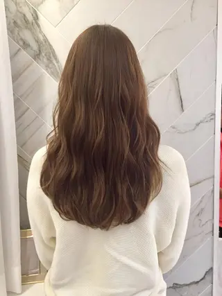 セミロング カラー 【艶髪、髪質改善✨】 Zina杉川のヘアスタイル