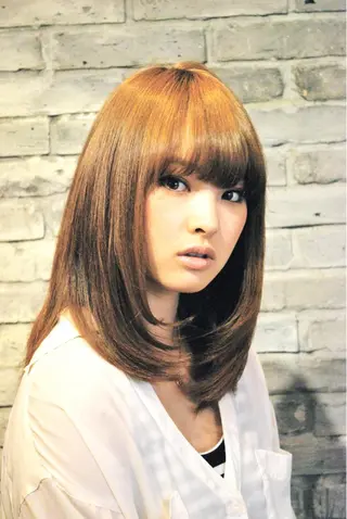 セミロング 【ブゾン高田馬場】 ☀️小岩太陽☀️のヘアスタイル