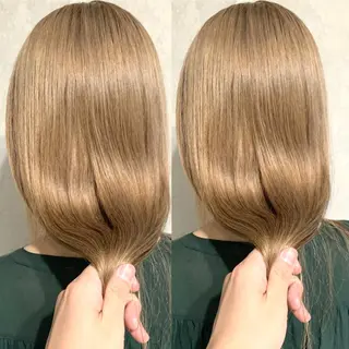 セミロング カラー 岡崎勇人/レイヤー/ 韓国/ケラチンTRのヘアスタイル