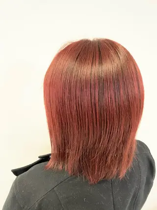 ミディアム I S所属・🌿透明感カラー‪ 縮毛矯正✨かずきのヘアスタイル