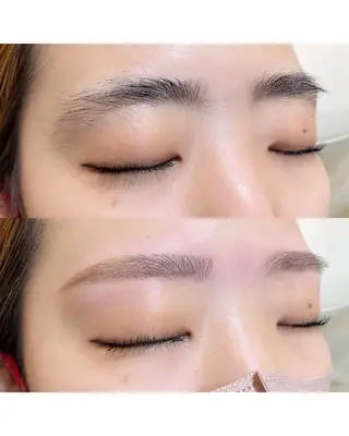 アイブロウ 中東 真子のヘアスタイル