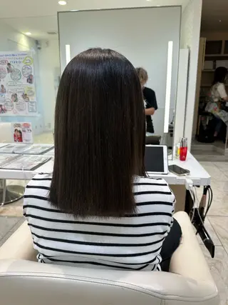 セミロング カラー 波巻パーマ/毛流れ パーマ☘️りゅうせいのヘアスタイル