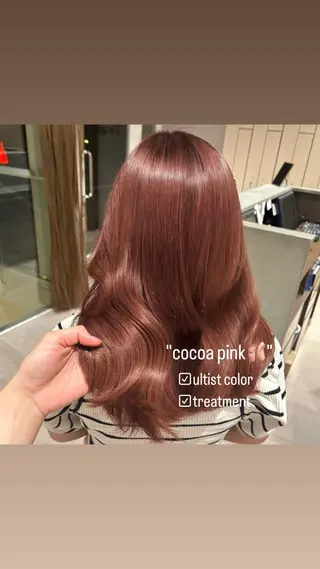 ロング カラー ミディアムヘア Chifumiのヘアスタイル